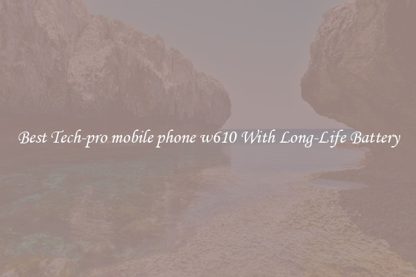 Best Tech-pro mobile phone w610 With Long-Life Battery
