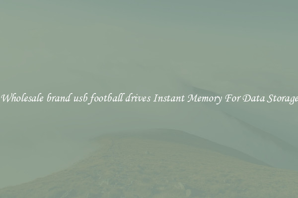 Wholesale brand usb football drives Instant Memory For Data Storage