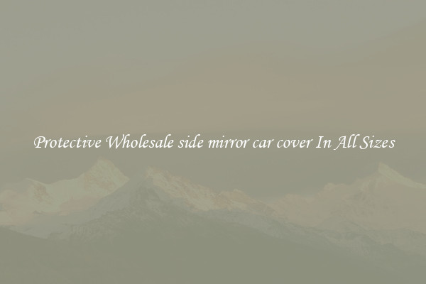 Protective Wholesale side mirror car cover In All Sizes