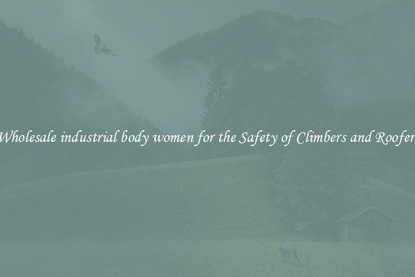 Wholesale industrial body women for the Safety of Climbers and Roofers