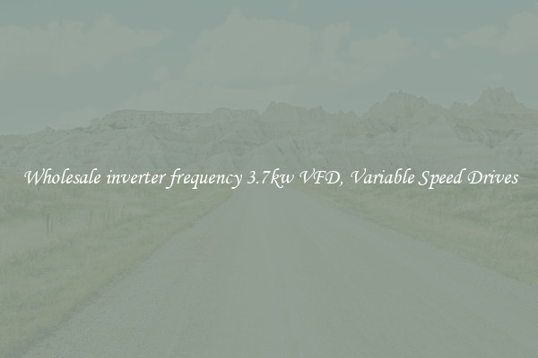 Wholesale inverter frequency 3.7kw VFD, Variable Speed Drives