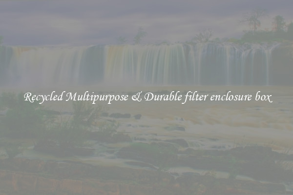 Recycled Multipurpose & Durable filter enclosure box